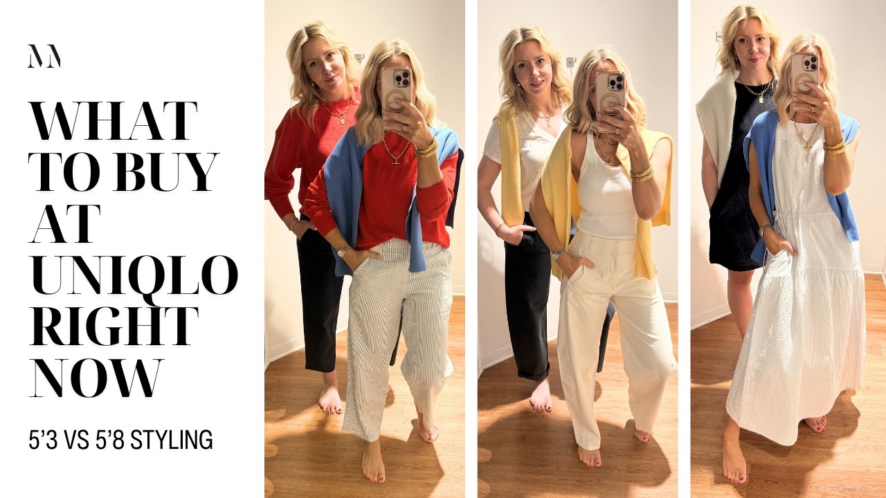 Что купить в Uniqlo прямо сейчас | Стиль для роста 160 см и 173 см