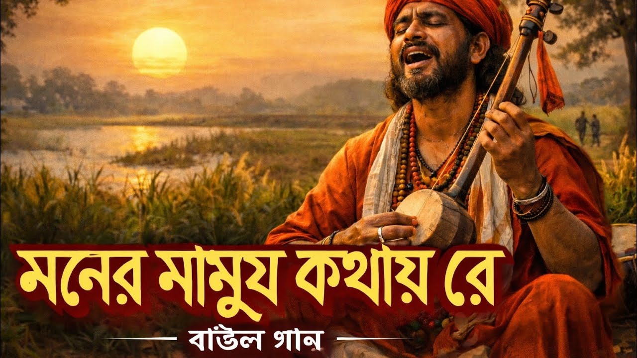 মনের মানুষ কোথায় রে | হৃদয় ছুঁয়ে যাওয়া নতুন বাউল গান ২০২৬ #বাউল_গান 