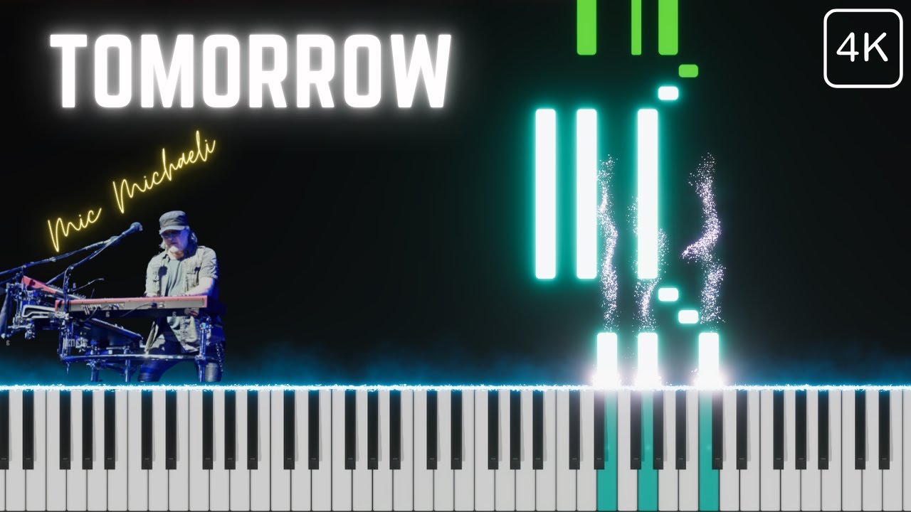 Tomorrow (EUROPE) Piano Score Tutorial in 4K [Mic Michaeli Tribute] #europe #tomorrow #pianoscore