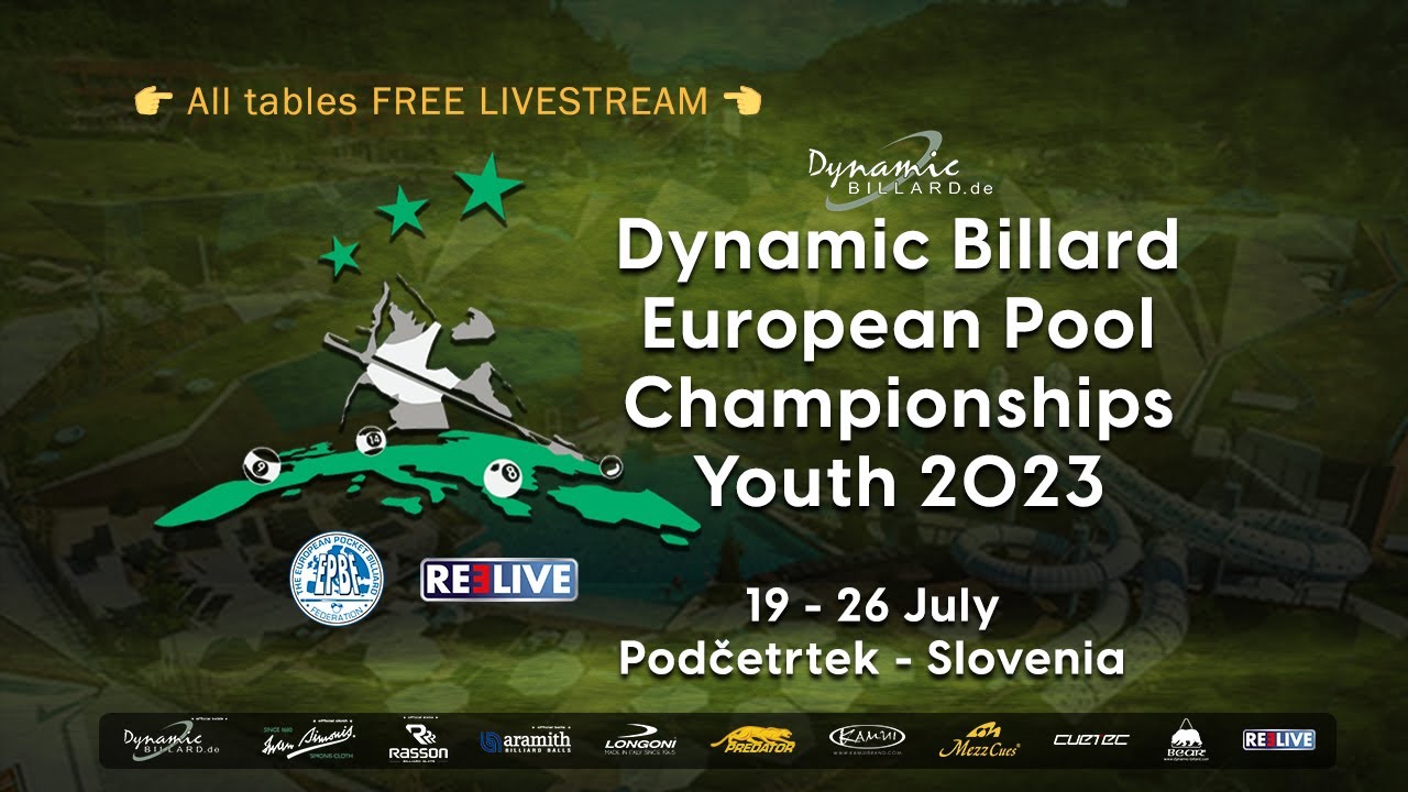 Michal Wiech vs Walter Laikre Dynamic Billard European Pool Championships Youth 2023 10 Ball