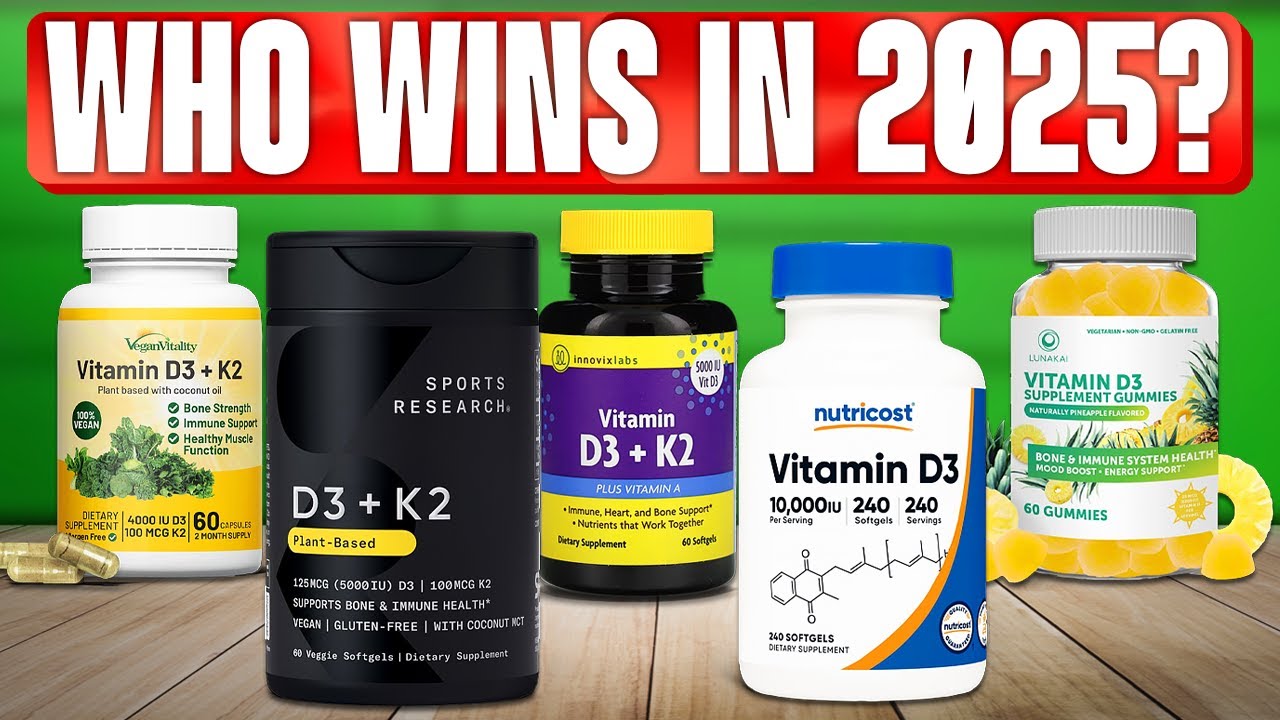 TOP 5 Best Vitamin D Supplements 2025