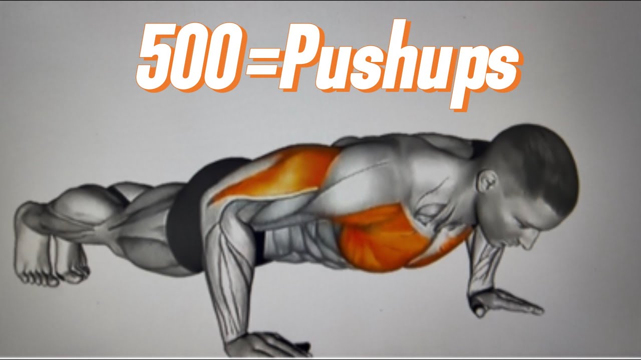 500 Pushups It’s insane 😁😳#pushups #homeworkout 
