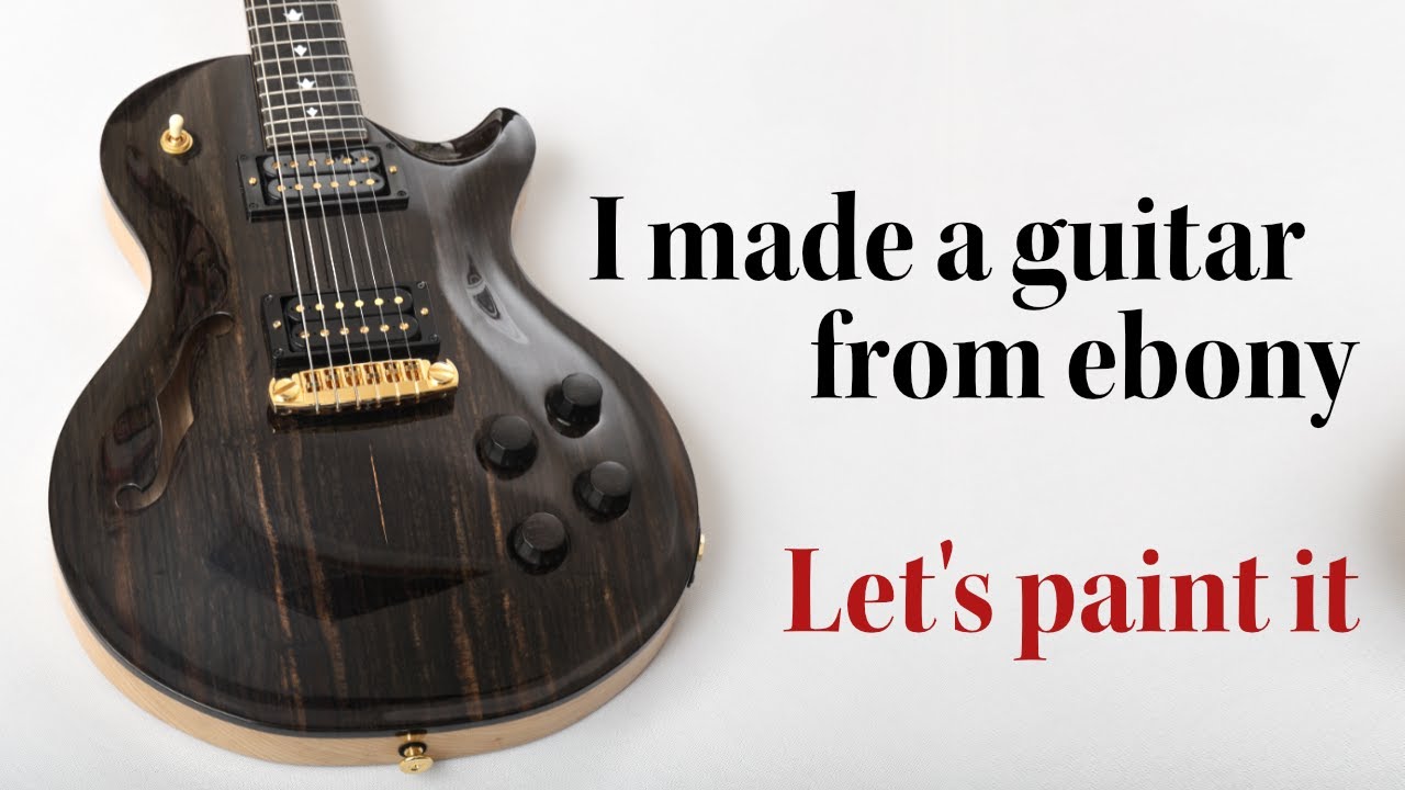 How to SPRAY PAINT a GUITAR with NITRO LACQUER