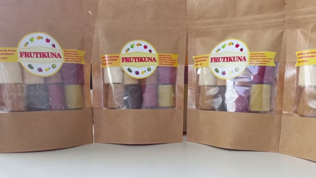 rollitos deshidratados de fruta