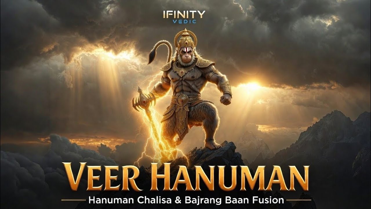 Veer Hanuman | Hanuman Chalisa & Bajrang Baan Fusion | Cinematic Devotional  #hanuman #bajarangbali 