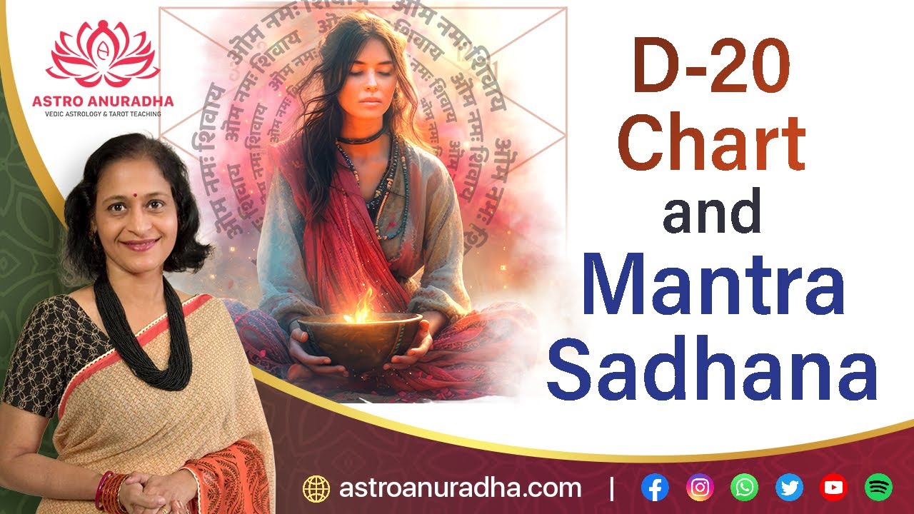 D20 chart and Mantra sadhana | Will the mantra give you siddhi? | anuradha sharda |