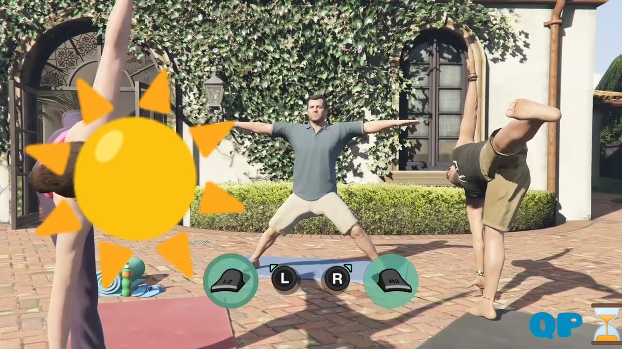 GRAND THEFT AUTO V FIVE MISSION 21 DID SOMEBODY SAY YOGA? 100% GOLD QUICK PLAY QP⏳