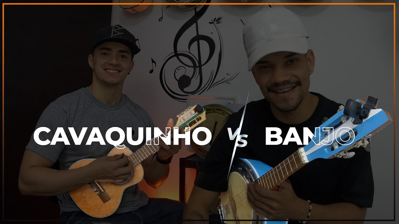 DIFERENÇA ENTRE CAVAQUINHO E O BANJO NA PRÁTICA - AULA COM LÉO SOARES E LUCAS CARVALHO