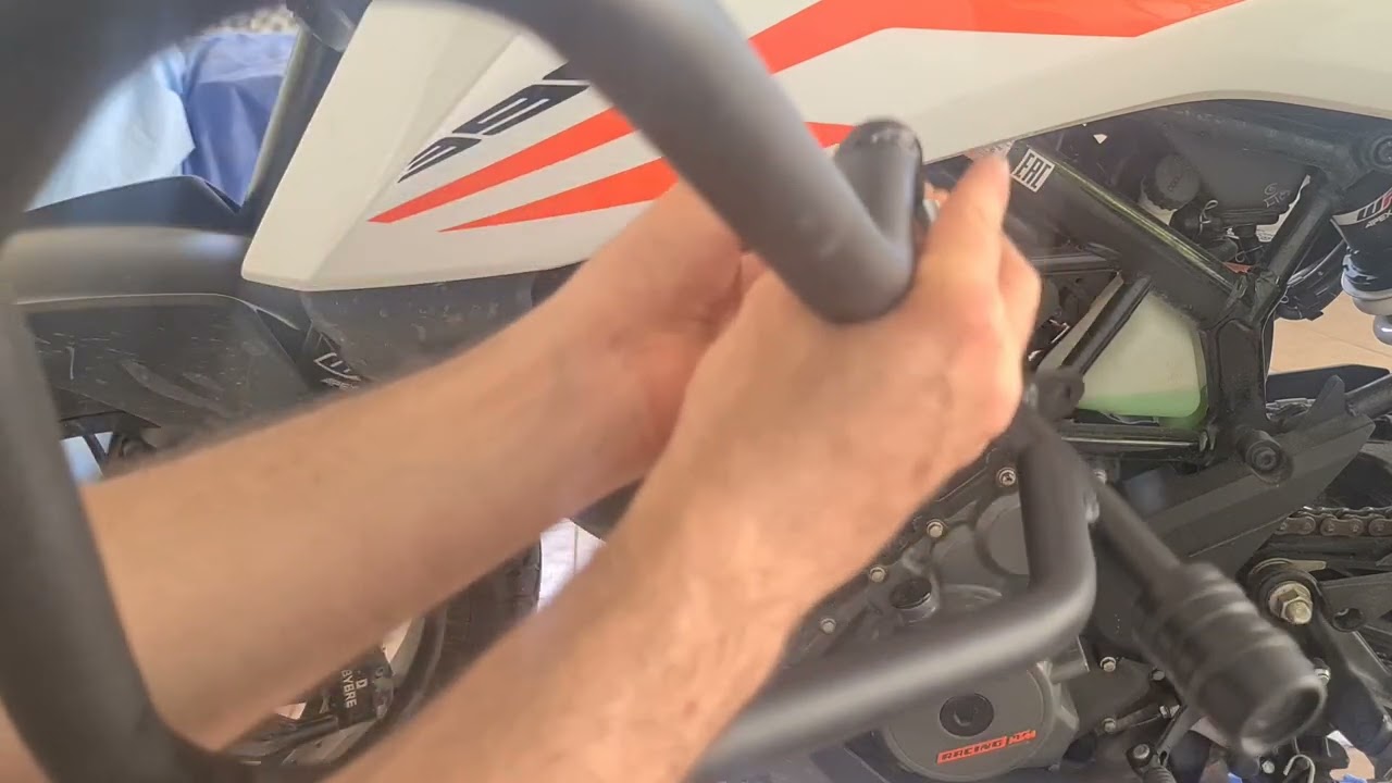 KTM 390 Adventure: GP Crash Bars Install