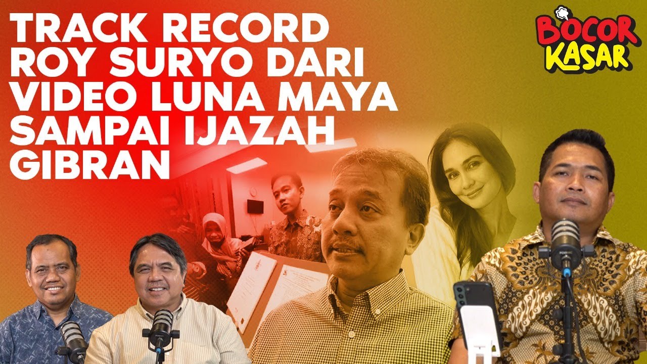 TRACK RECORD ROY SURYO DARI VIDEO LUNA MAYA SAMPAI IJAZAH GIBRAN I Bocor Kasar