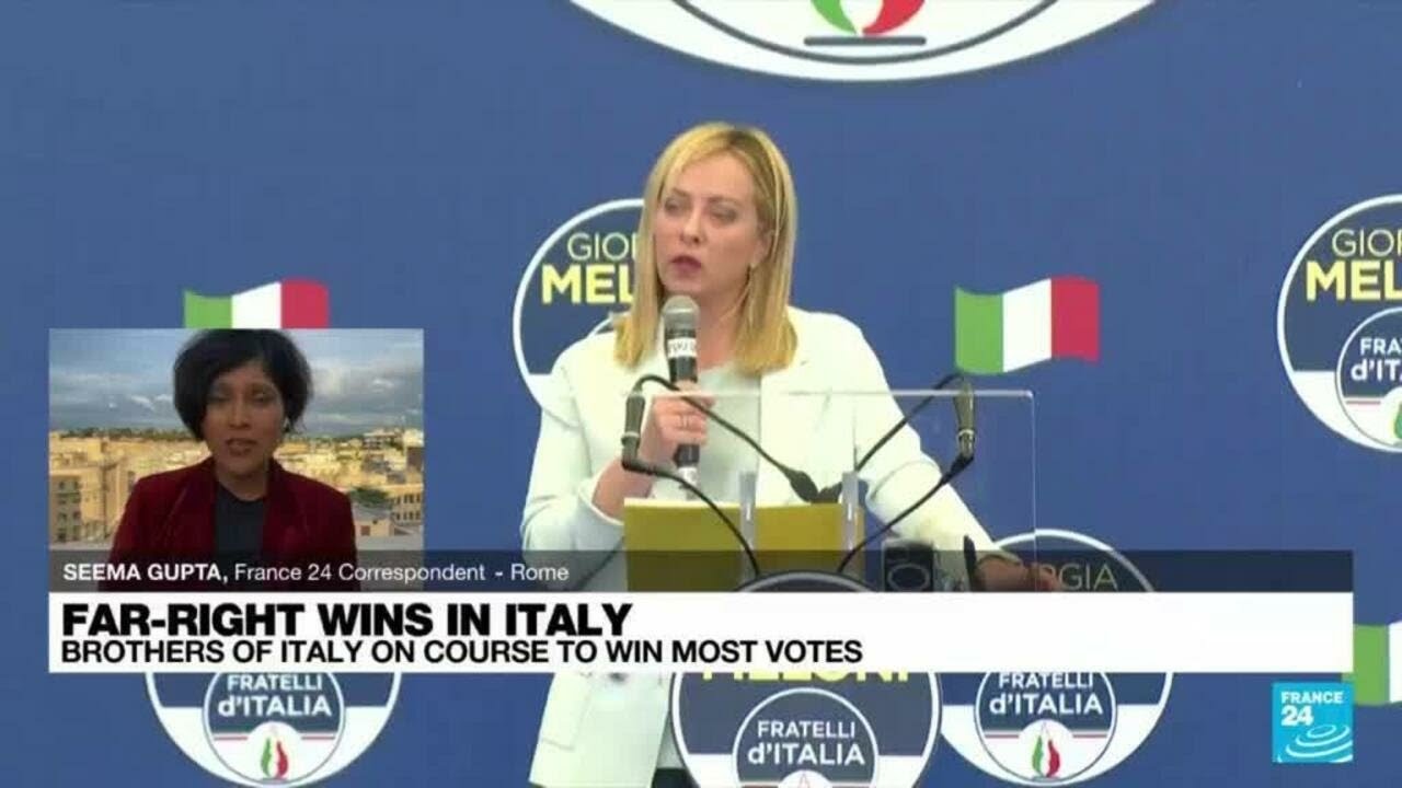 Giorgia Meloni's coalition sweeps to victory in Italian general election &bull; FRANCE 24 English