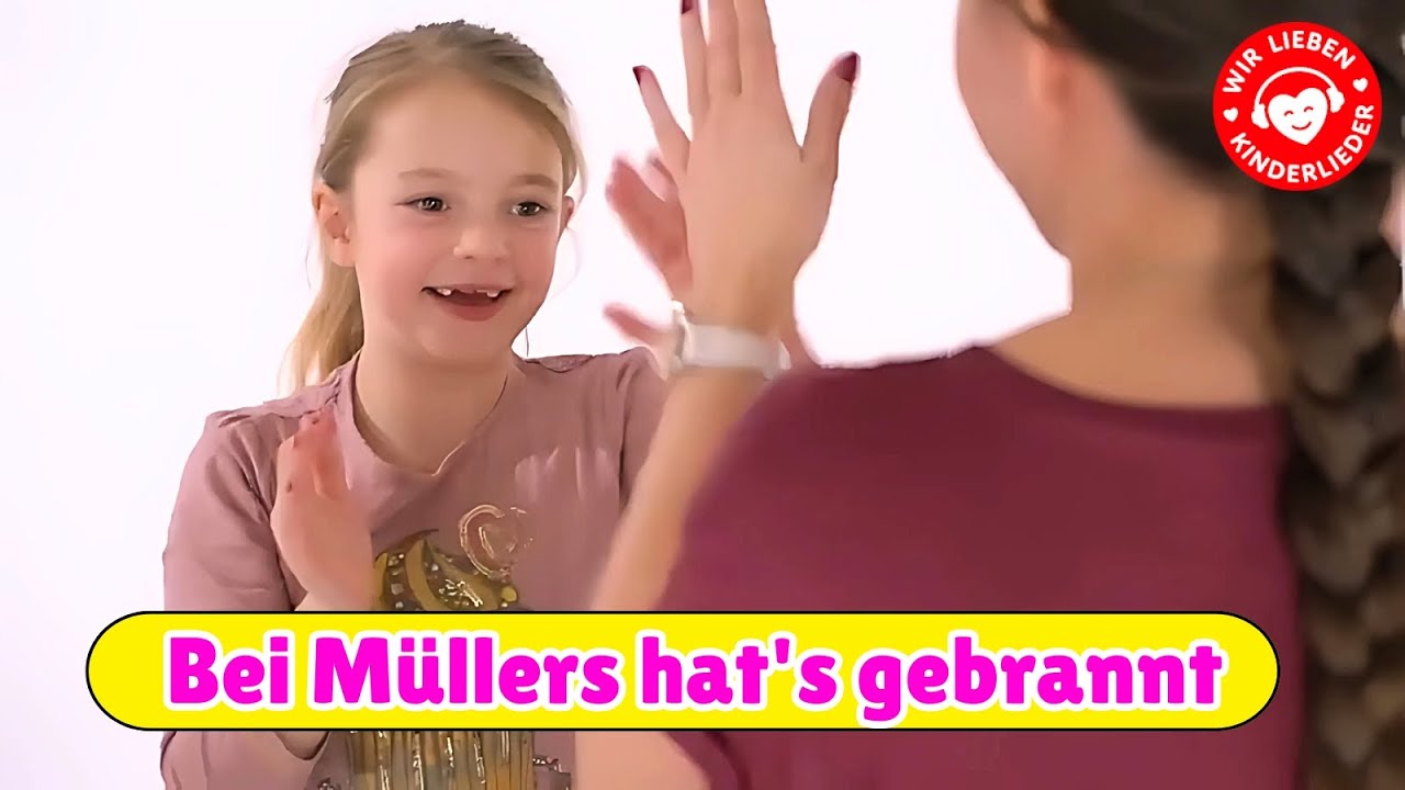 Bei Müllers hat's gebrannt | Klatschspiele Anleitung (Kinderlieder)
