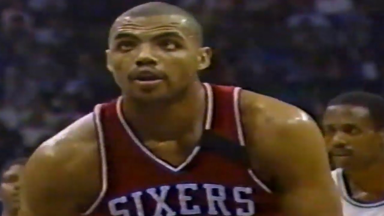 Charles Barkley 76ers 35 pts 13 rebs vs Mavericks (1986)