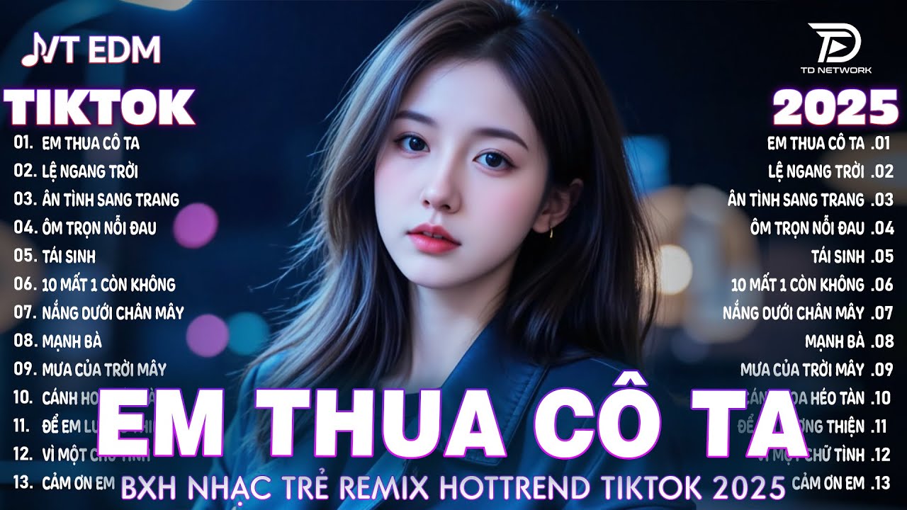 Em Thua Cô Ta Remix ♫ BXH Nhạc Trẻ Remix Hay Nhất 2025 -Top 15 Bản EDM Gây Bão TRIỆU VIEW