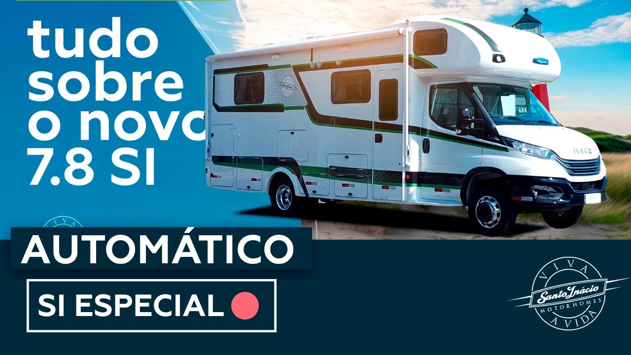 MOTORHOME CHASSI IVECO DAILY AUTOMÁTICO 7.8 SI - SANTO INÁCIO AO VIVO