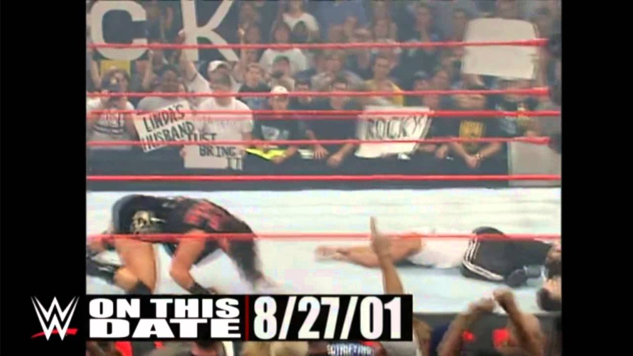 RHYNO Gives The Rock the Gore - WWF
