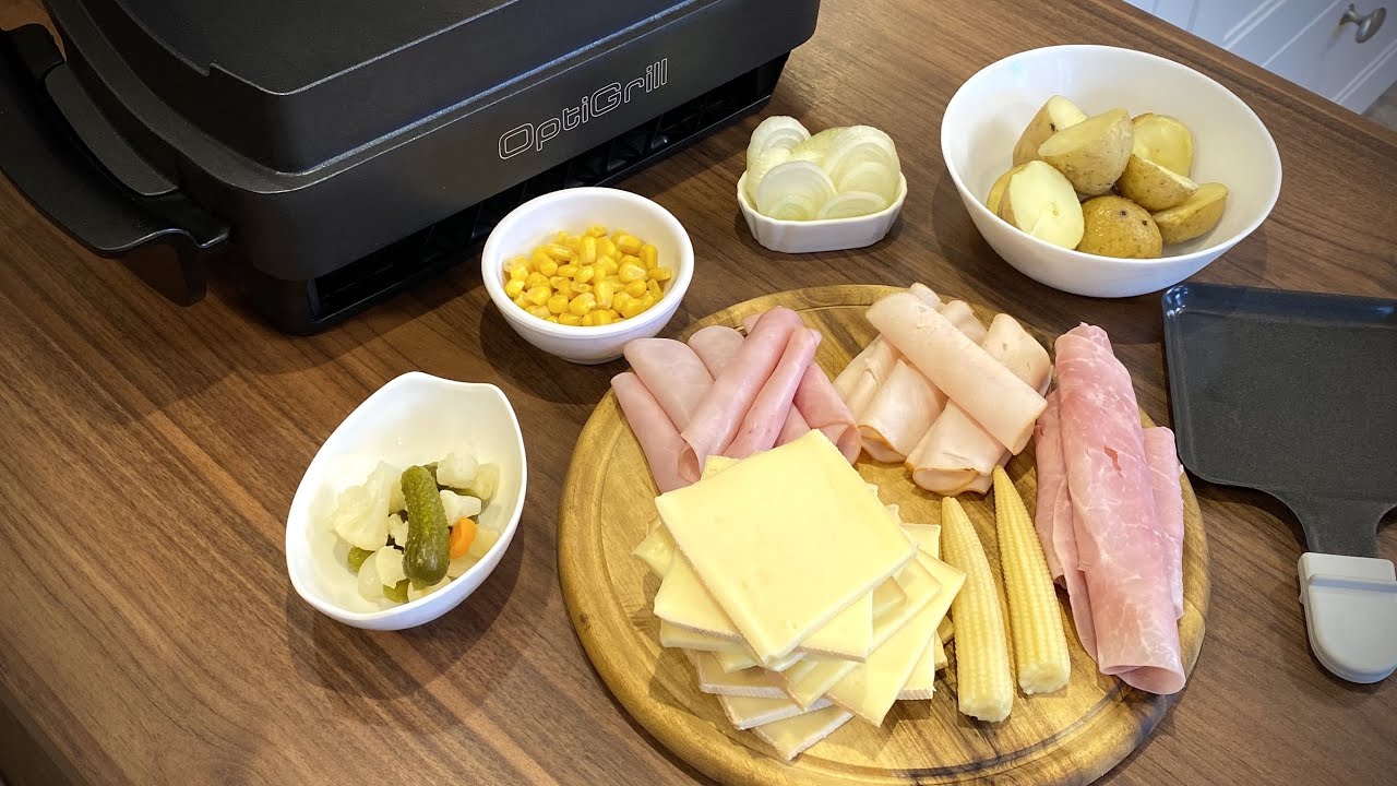 Raclette im Tefal OptiGrill Snacking&Baking
