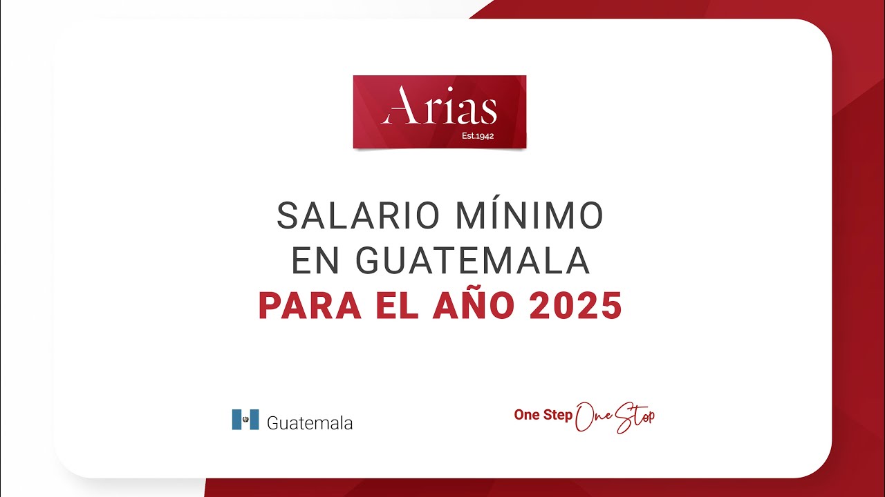 Guatemala | Salario Mínimo en Guatemala para el año 2025