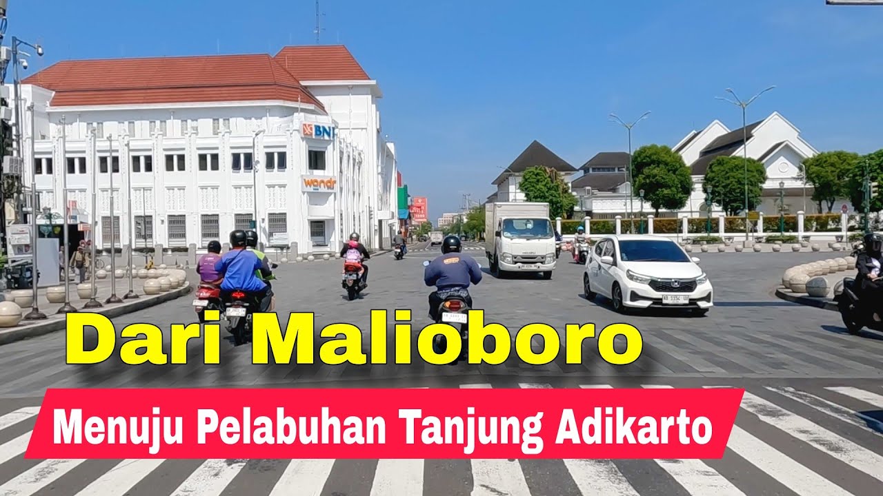 Jalan - Jalan Menuju Pelabuhan Tanjung Adikarto Kulon Progo Dari Malioboro Yogyakarta