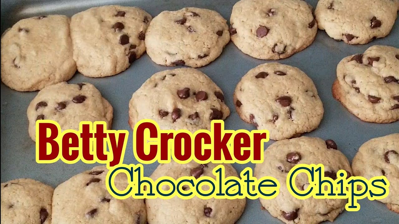 Baking Chocolate Cookies using Betty Crocker Mix