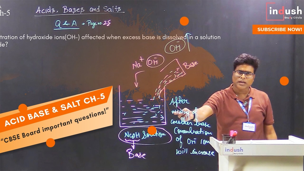 Acid Base & Salt | Lec 38 | 10th | #onlinecoach #onlineclasses #physicswallah #motivation #chemistry