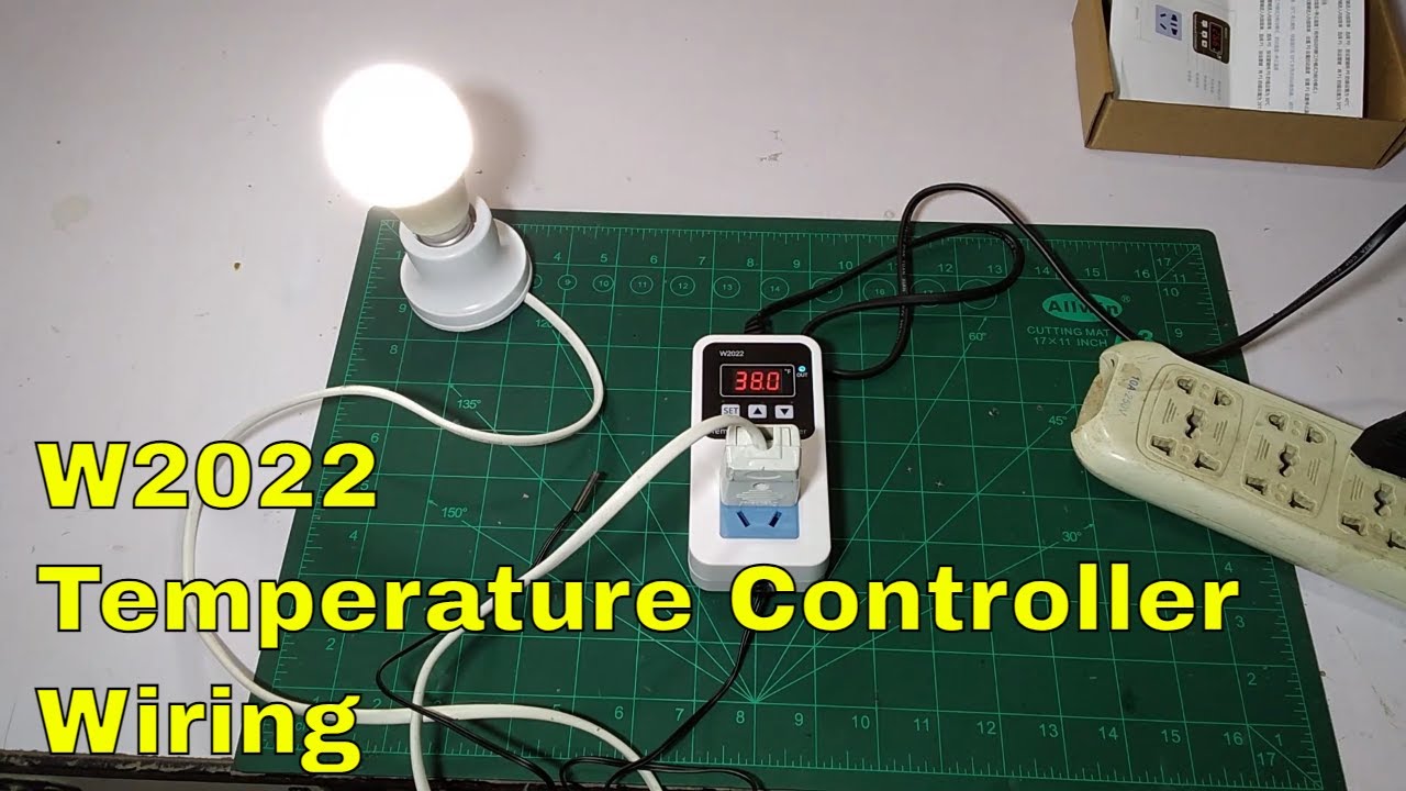 Unboxing and Wiring of w2022 temperature controller