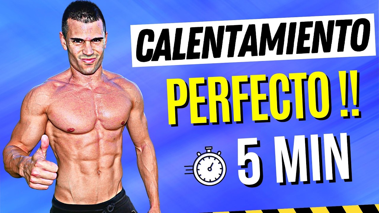 🌡️ CALENTAMIENTO para HACER EJERCICIO En Casa 5 MINUTOS 🕐 Rutina 5 Minutos [ANTES de ENTRENAR]