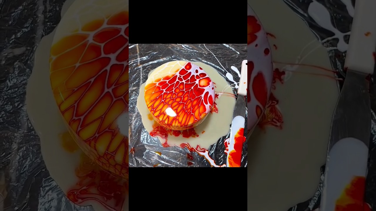 mirror glaze cake decoration ideas #mirrorglaze #cake #glazedecoration #glazecak