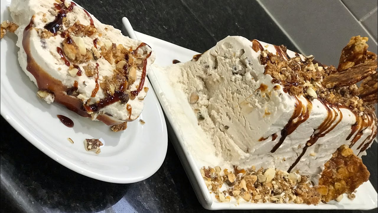 نوكا كلاصي سهلة و لذيذة  nougat glacé facile et délicieuse
