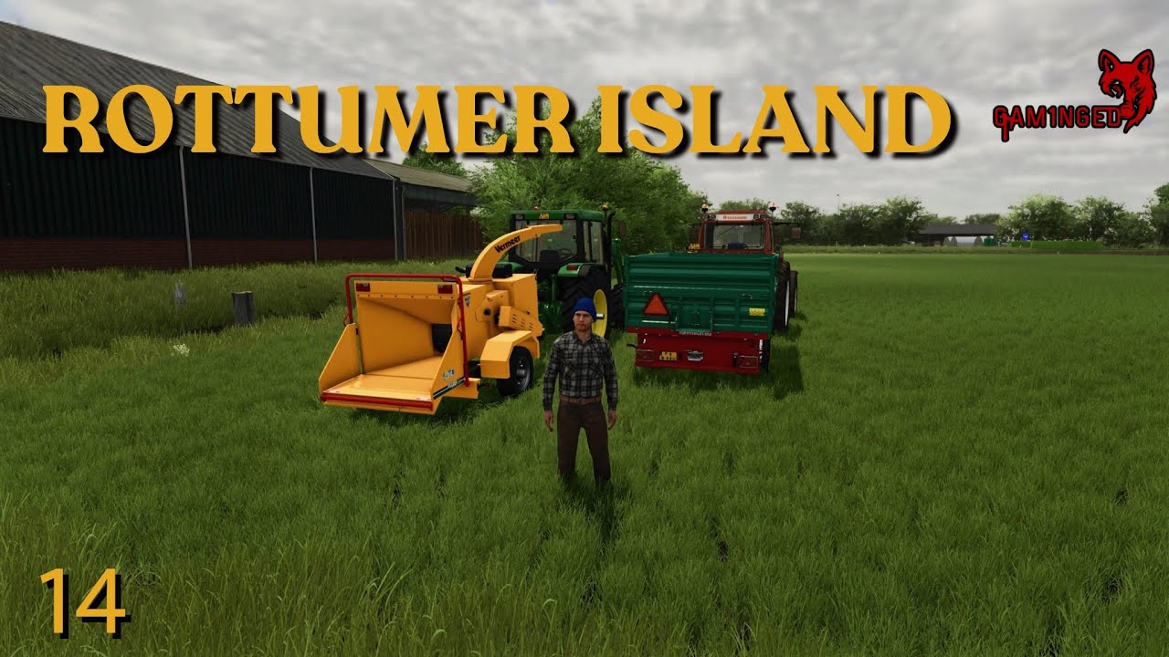 HOUTVERSNIPPEREN EN VELD BEPLANTEN | ROTTUMER ISLAND #14 | FS25 | TIMELAPSE