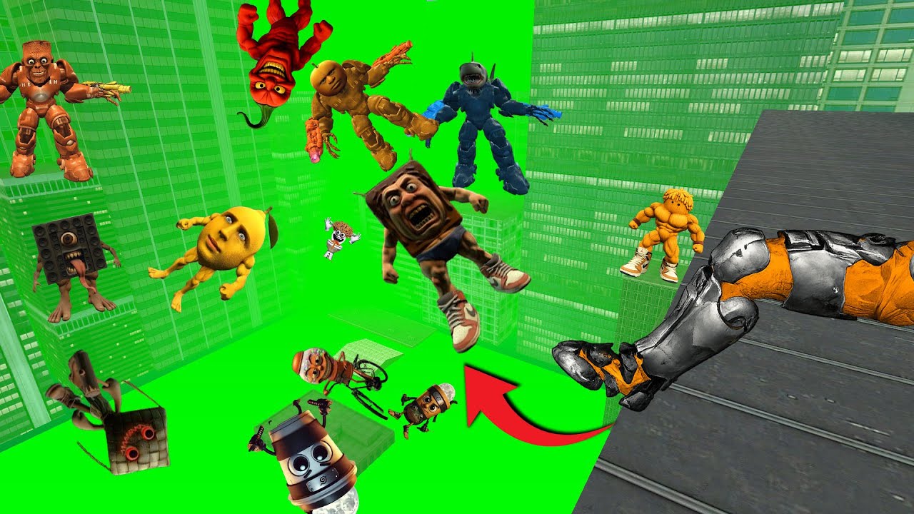Spartan Kicking Brainrot ItalianMemes in The Toxic CIty - Garry's Mod