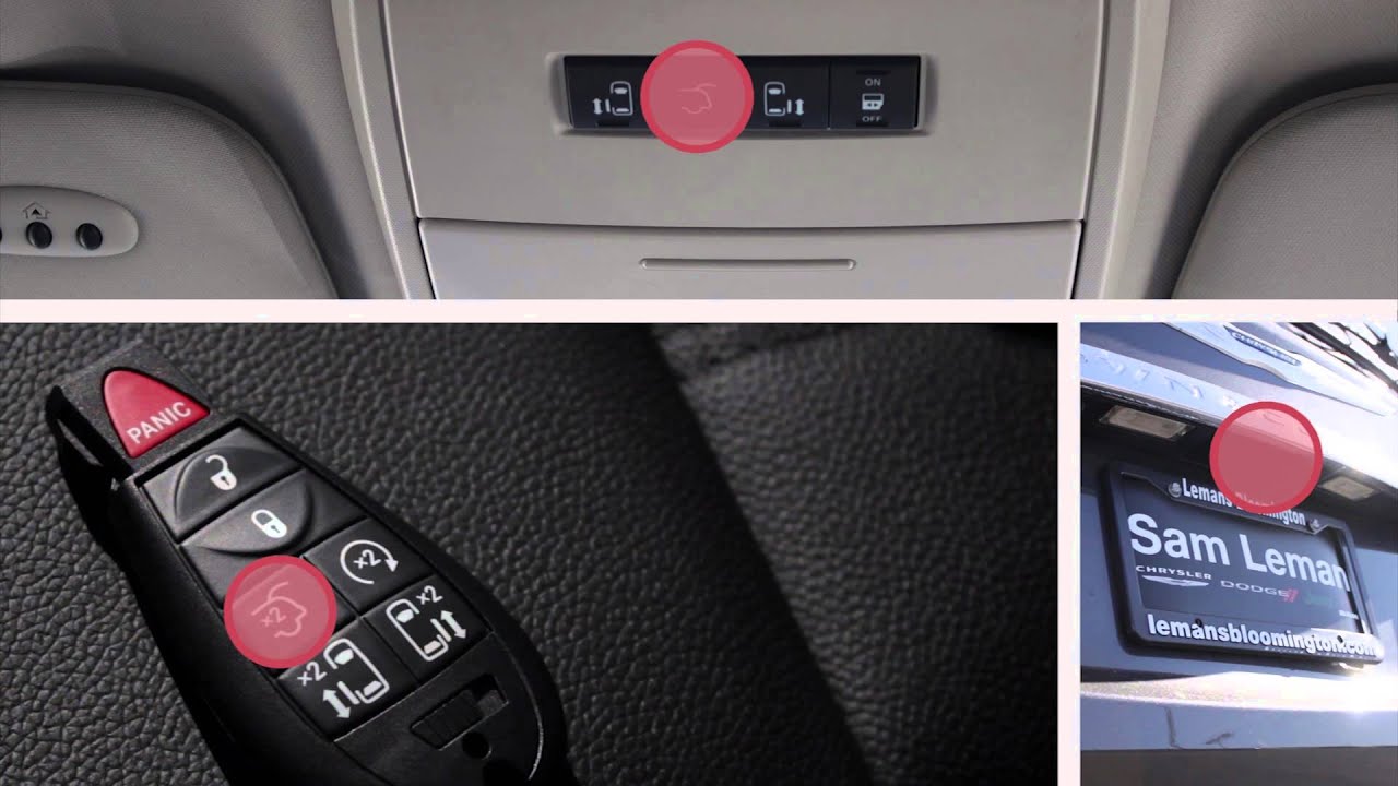 Power Doors and Key Fob Operation :: 2015 Chrysler Town and Country :: Sam Leman Vehicle Tips