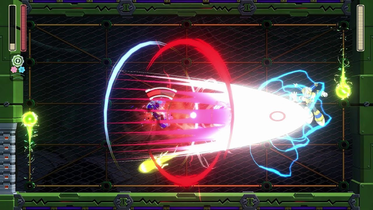 Mega Man 11 - Fuse Man - Energy Dispenser - Double Gear Ultra Buster - No Damage