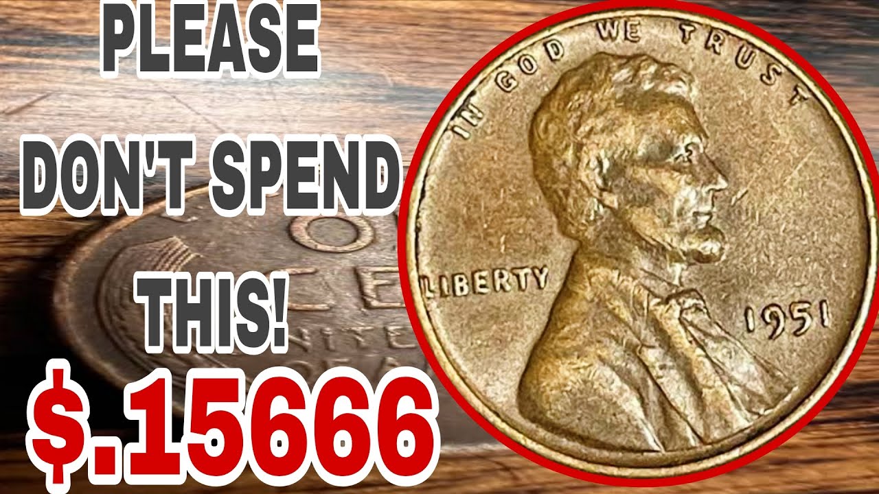 Most Rare & Valuable 1951 Wheat Pennies Worth Big Money  Hidden Copper Treasure You Need to Check!