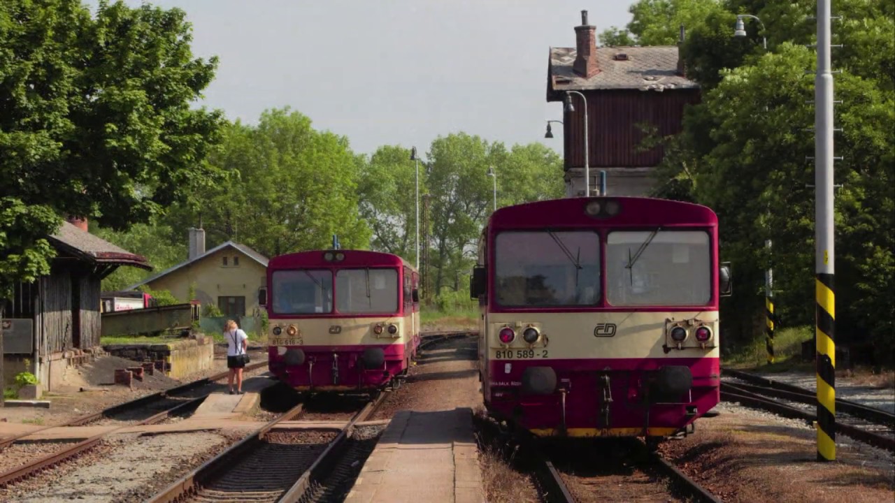 Mechanická návěstidla KŘINEC #1/2 + vlaky na lokálce Pečky - Kouřim