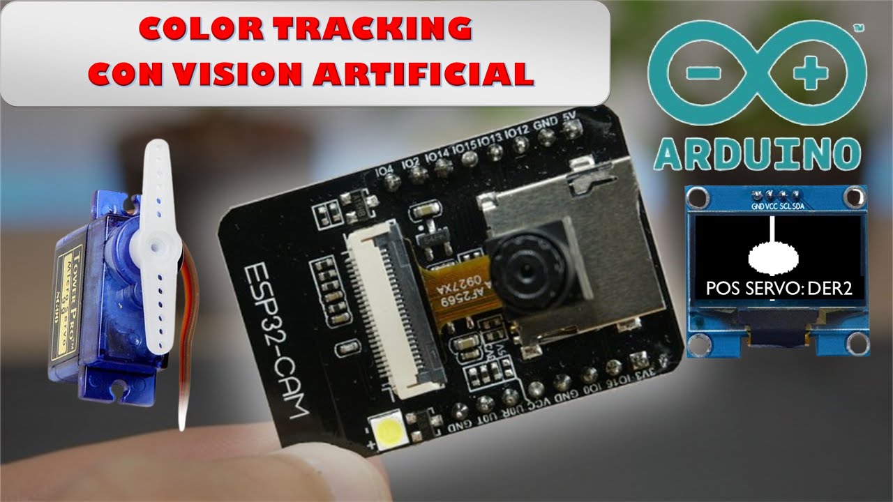 Visión Artificial con ESP32-CAM - Color tracking + servo
