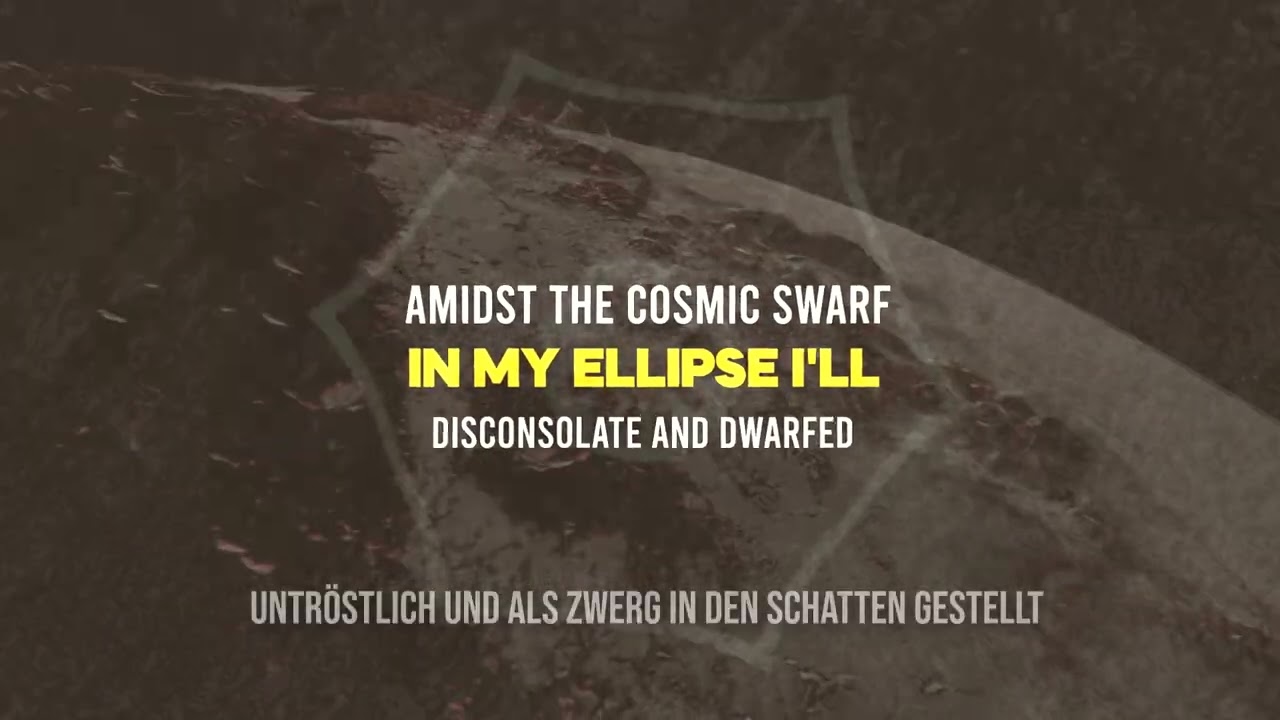 J-Flat Major | Pluto's Lament  (Official Lyrics Video in English and German)