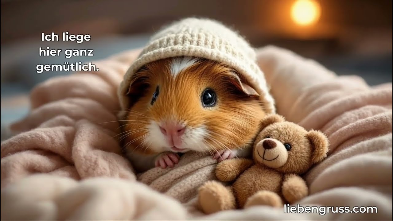 Guten Abend 🧸Ich liege hier ganz gem&uuml;tlich mit meinem Teddy