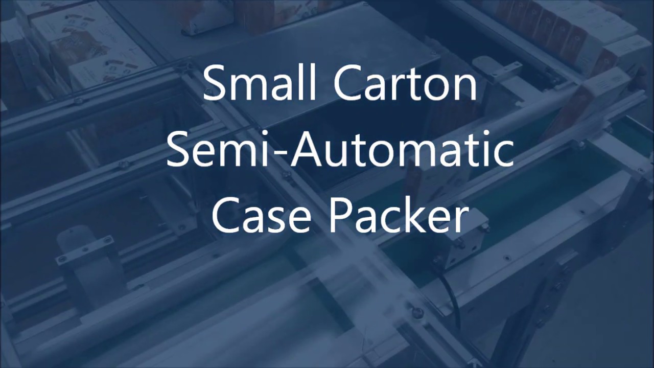 Semi-automatic Case Packer