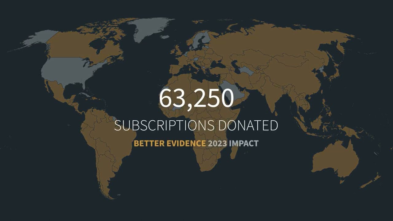 The Impact of Better Evidence