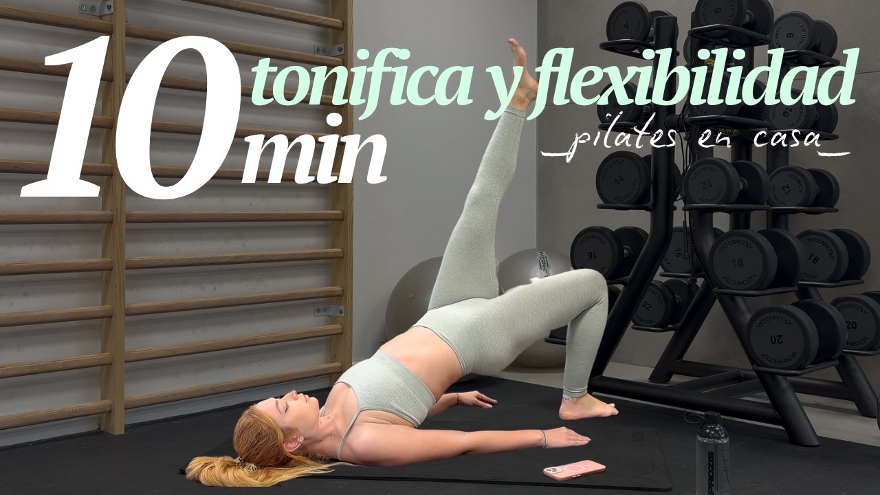 PILATES EN CASA FLEXIBILIDAD Y TONIFICACIÓN sin material en 10min | code MONICA en PROZIS