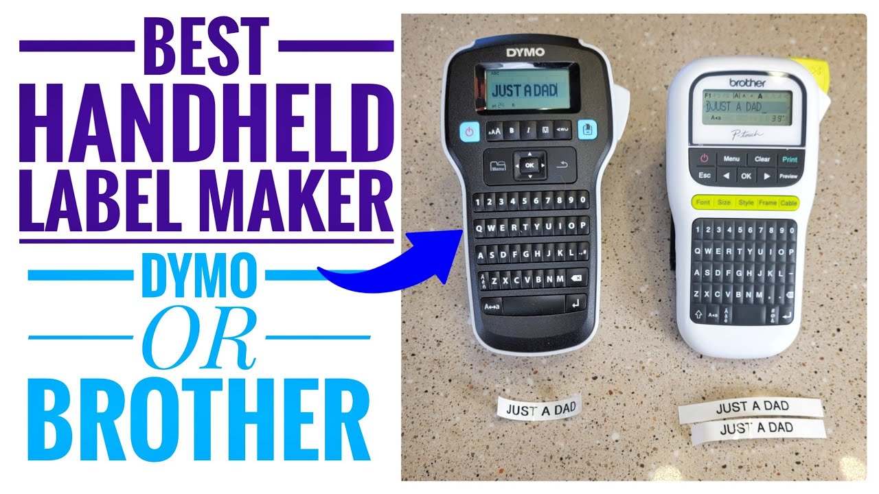 Best Hand Held Label Maker DYMO vs Brother P-Touch   I LOVE DYMO LM160 Label Manager