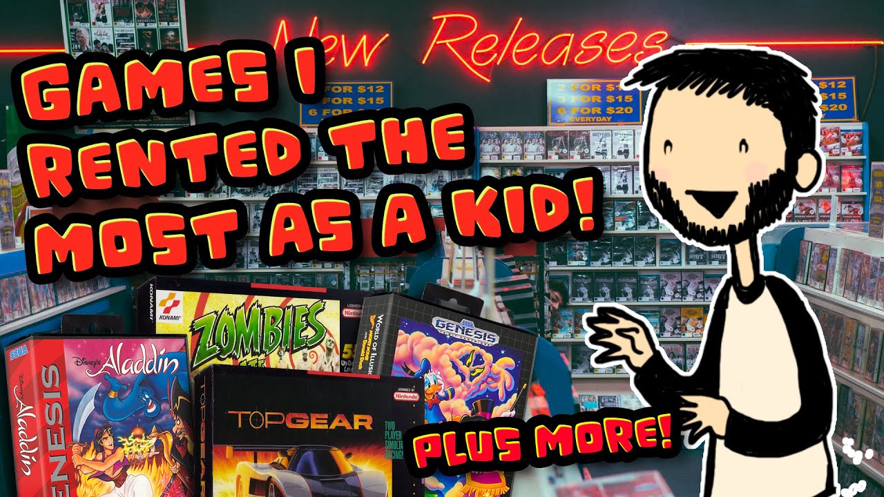 Games I Rented The MOST As A Kid!