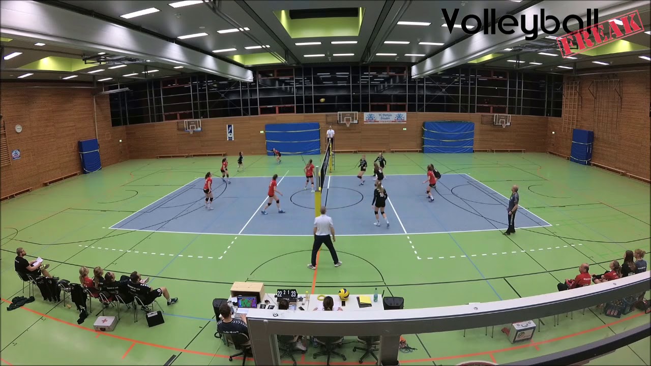 Rally zwischen VCO Dresden II und Dresdener SC II aus der Regionalliga