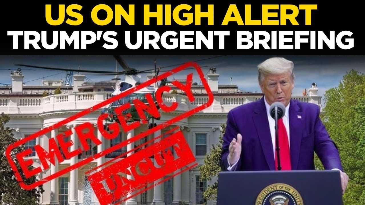 Trump LIVE: US On High Alert? Trump Issues Urgent Warning | Trump's Emergency Announcement LIVE