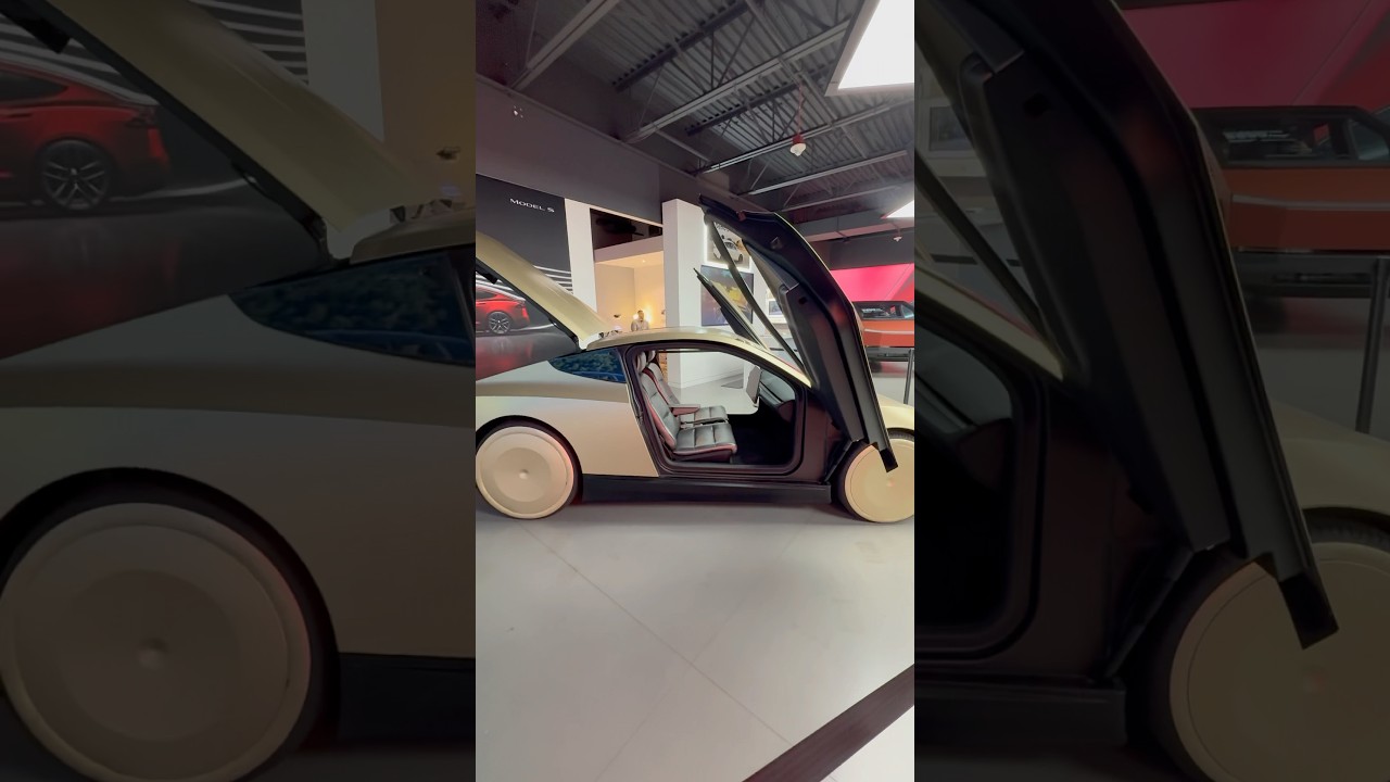Tesla CyberCab Detailed Review | Tesla Robotaxi Real Life View | Stunning 2 Seater Launch