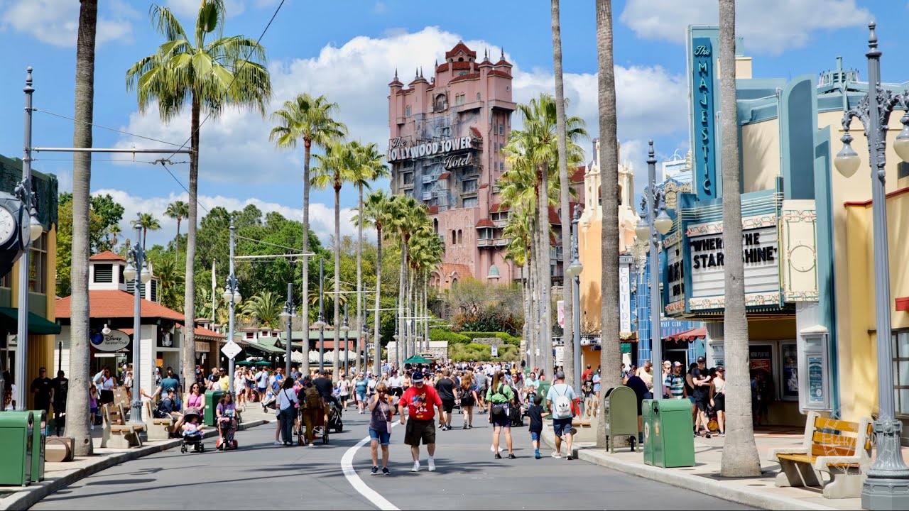 Disney's Hollywood Studios Spring Break 2024 Crowds & Wait Times | Walt Disney World Orlando Florida