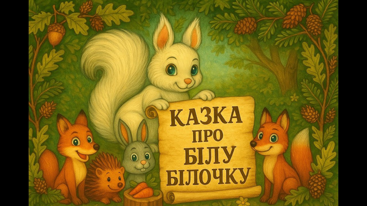 Казка про Білу Білочку, част. 1|  Повчальна казка про любов до рідної землі| Аудіоказка українською