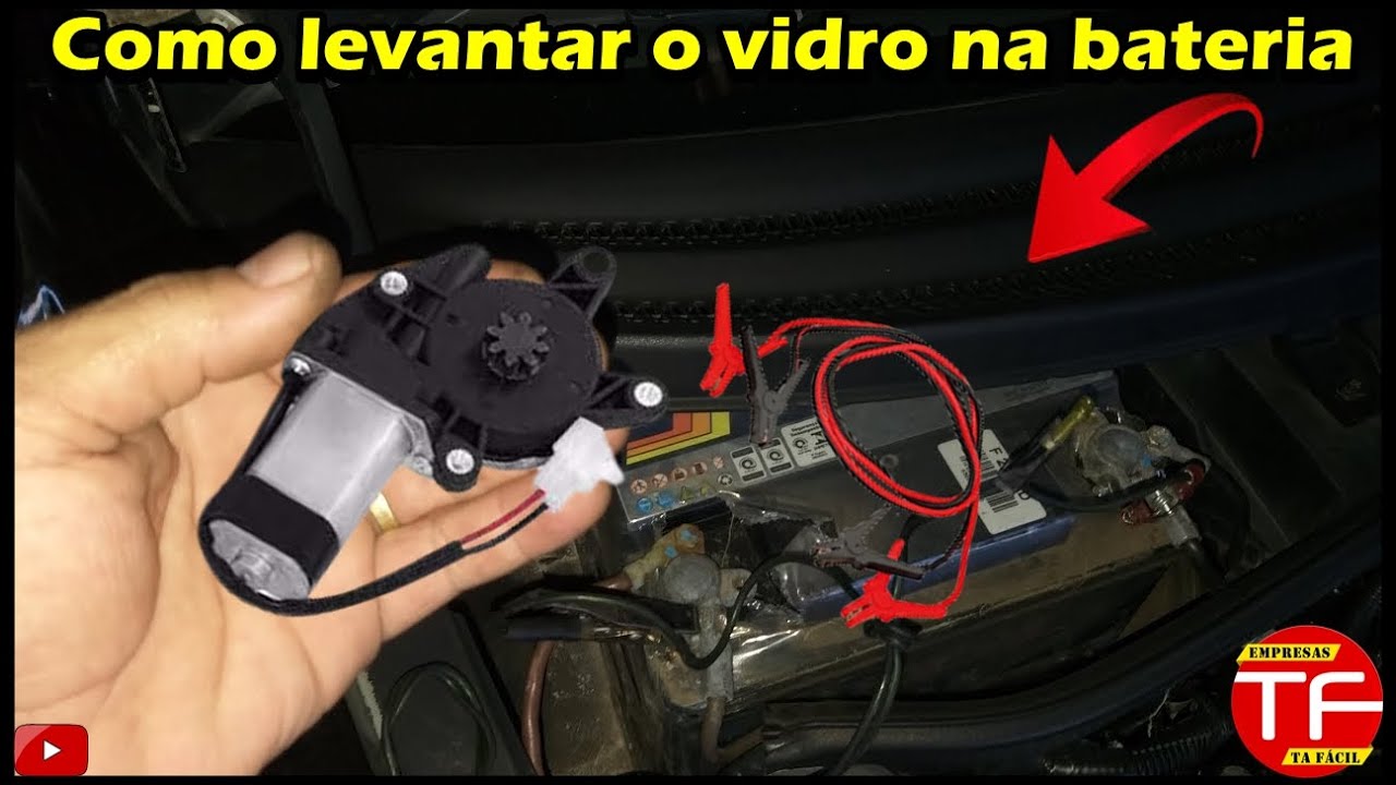 Como subir o vidro el&eacute;trico direto na bateria do carro.