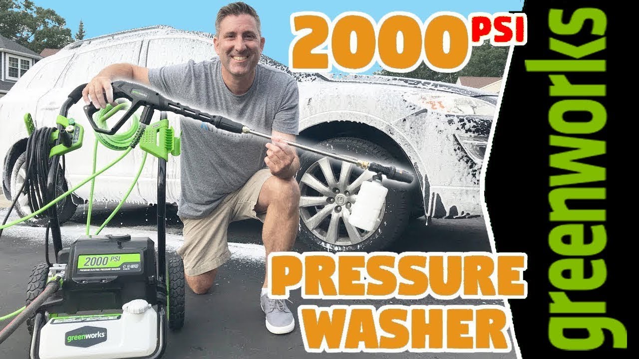 ► Greenworks 2000PSI Electric Pressure Washer | BEST Review 2019💧💧💧